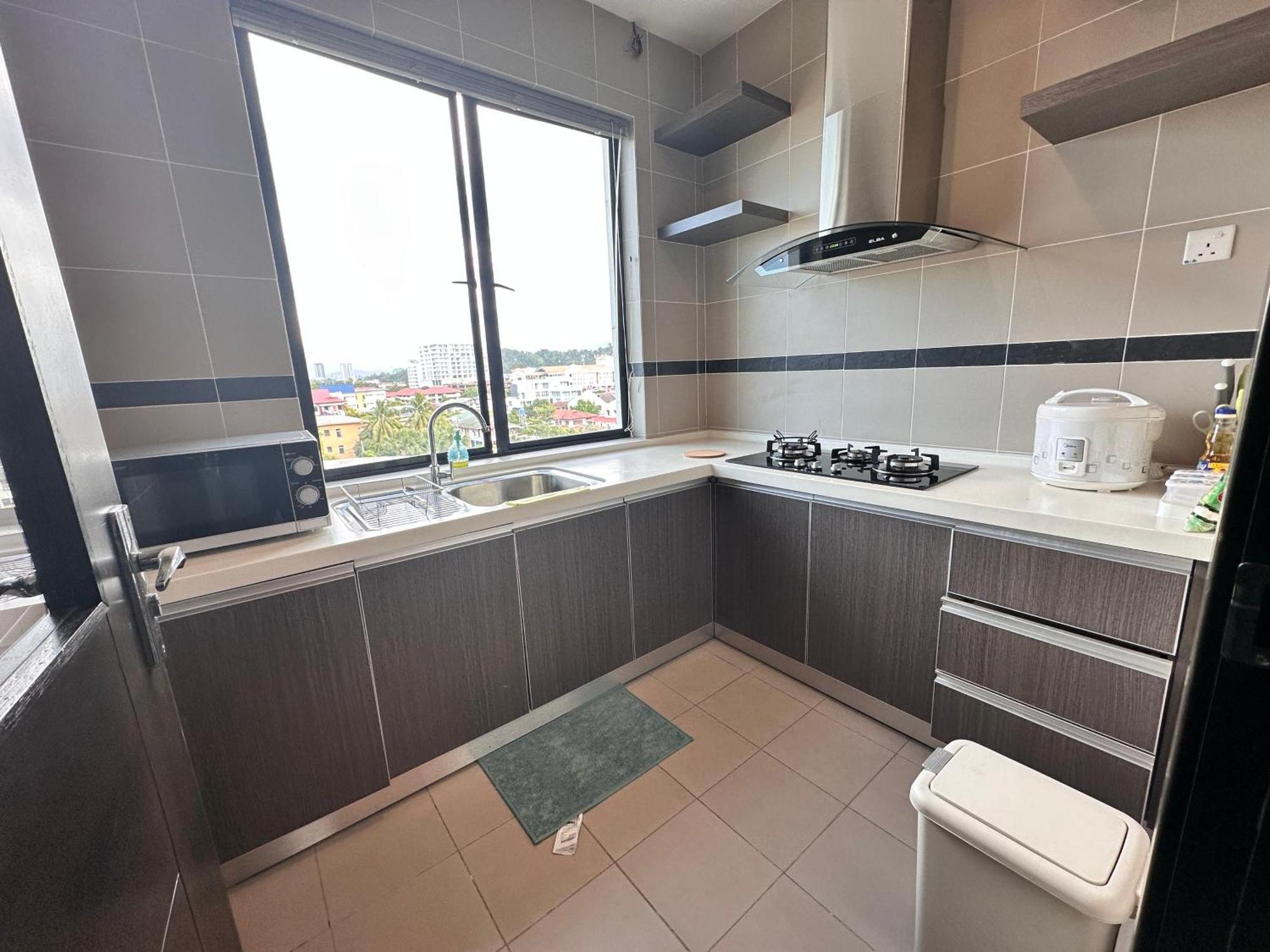Aa Residen Luxury Condo Homestay 18Mins Walk Tanjung Aru Beach & Golf Course, Not Beach Side Resort Kota Kinabalu Dış mekan fotoğraf